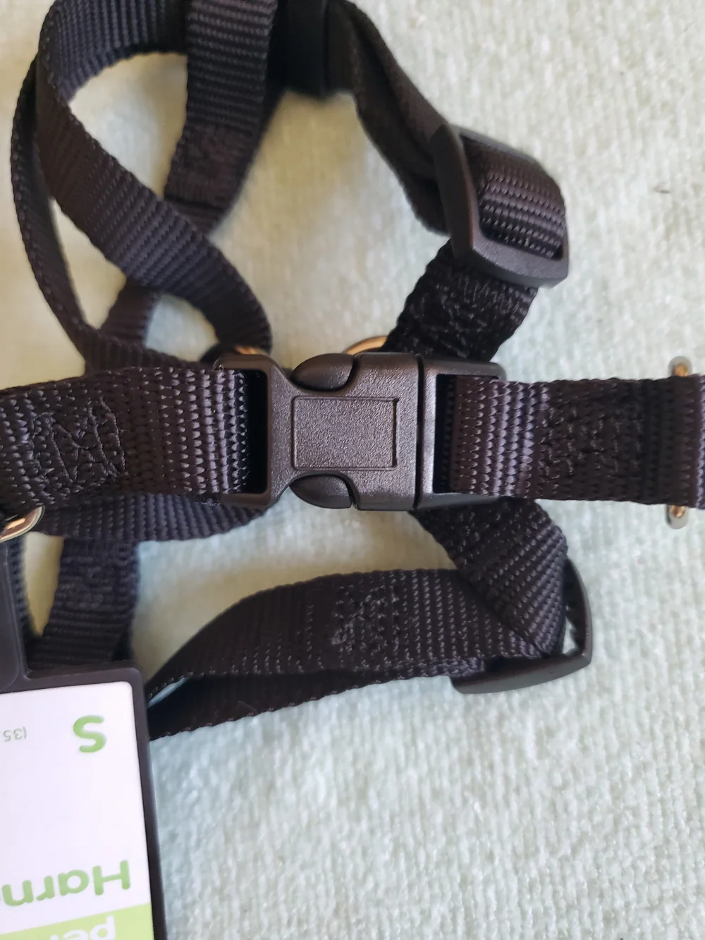 Small Black Dog Harness - Adjustable Comfort Harness